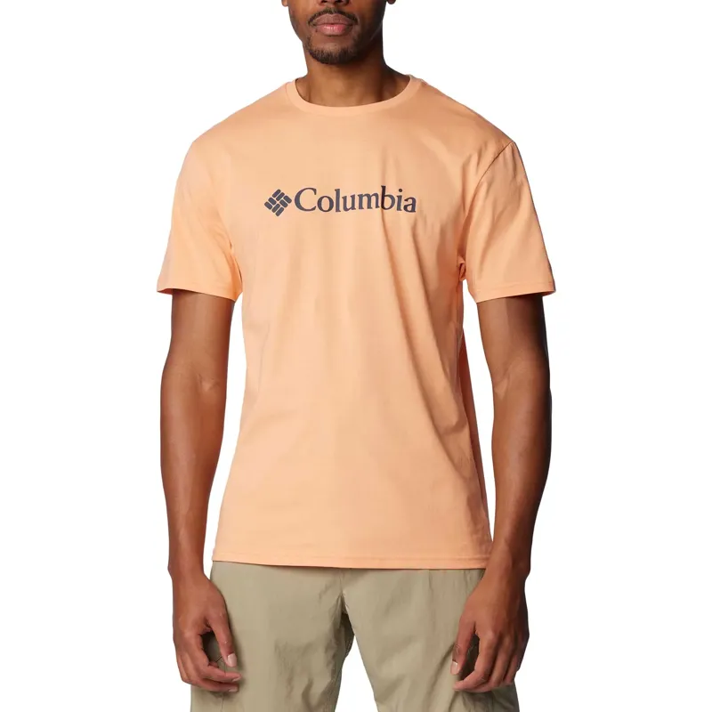 Columbia Men's CSC Basic Logo Short Sleeve T-Shirt in Apricot Fizz
