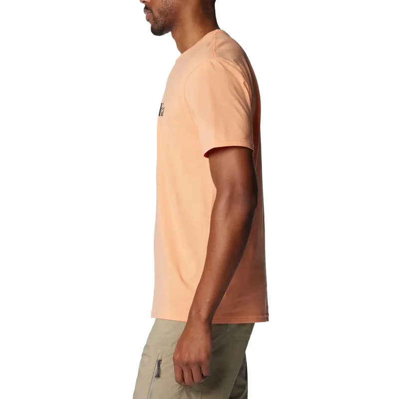 Columbia Men's CSC Basic Logo Short Sleeve T-Shirt in Apricot Fizz-2