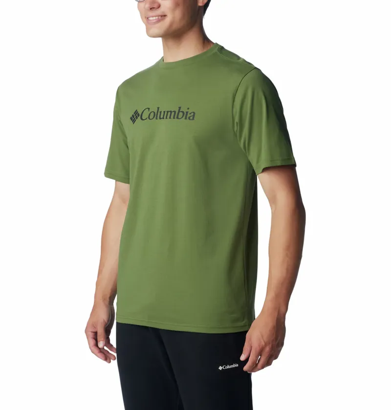 Columbia Men's CSC Basic Logo Short Sleeve T-Shirt in Canteen-3