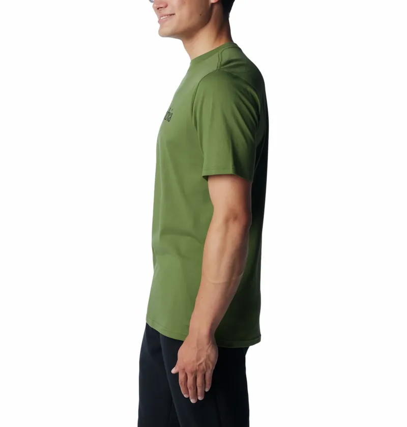 Columbia Men's CSC Basic Logo Short Sleeve T-Shirt in Canteen-2