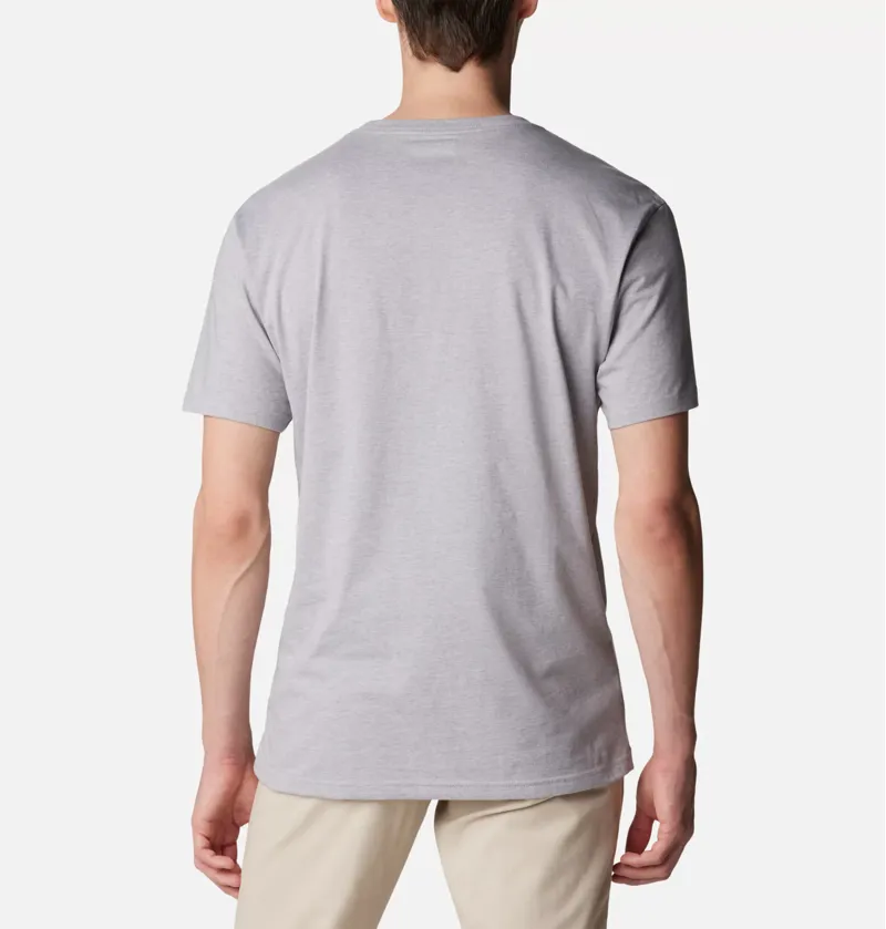 Columbia Men's CSC Basic Logo Short Sleeve T-Shirt in Columbia Grey Heather-2