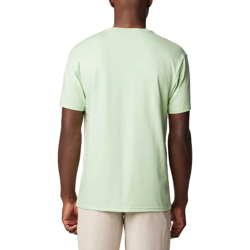 Columbia Men's CSC Basic Logo Short Sleeve T-Shirt in Sage Leaf/Canteen -1