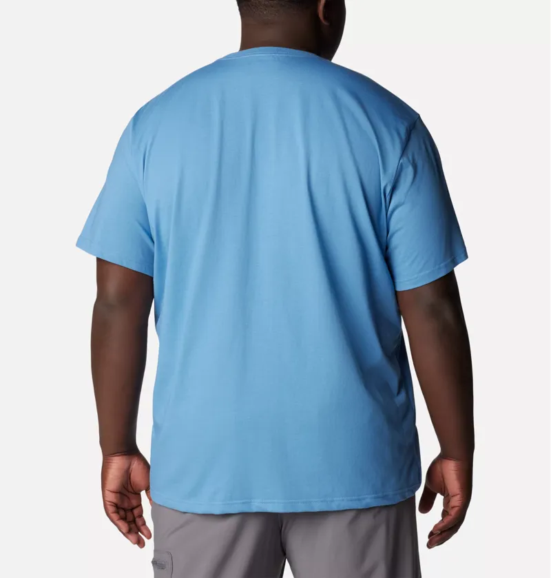 Columbia Men's CSC Basic Logo Short Sleeve T-Shirt in Skyler/Collegiate Navy - Extended Sizes-1