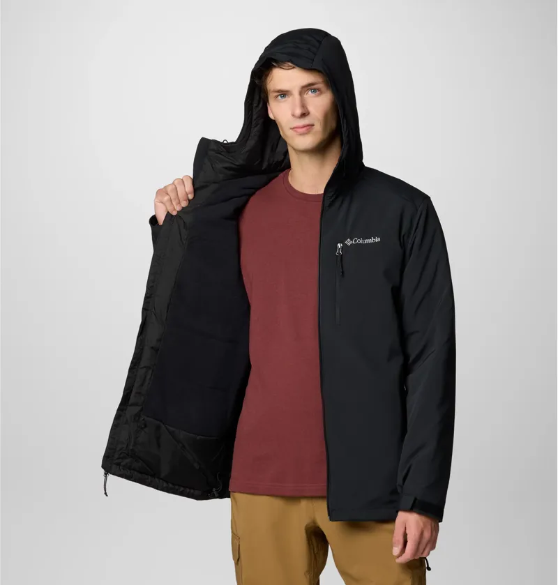 Columbia Men's Gate Racer II Softshell Jacket in Black-4
