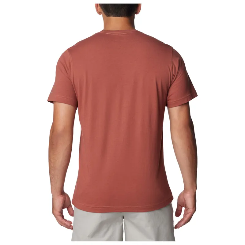 Columbia Men's Thistletown Hills Short Sleeve T-Shirt in Auburn Heather-1