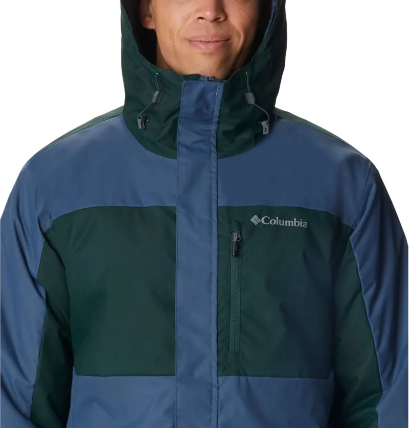 Columbia Men's Tipton Peak II Insulated Jacket in Dark Mountain/Spruce-5