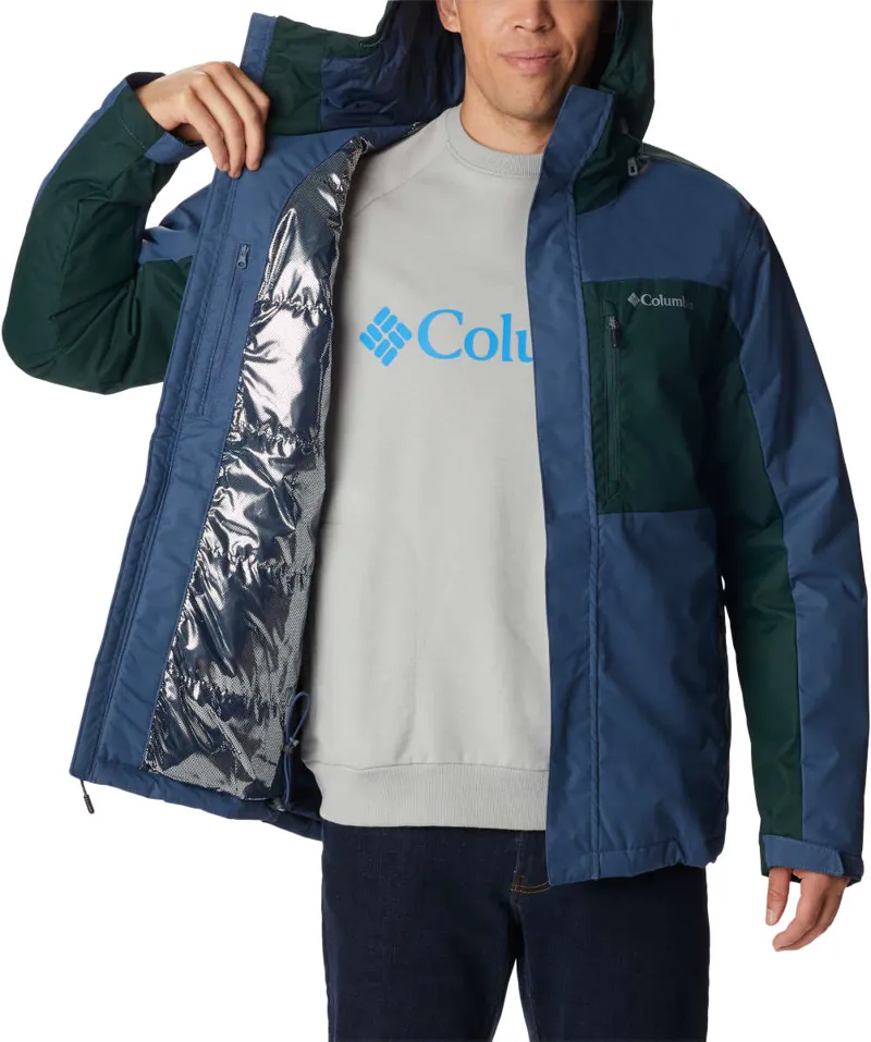 Columbia Men's Tipton Peak II Insulated Jacket in Dark Mountain/Spruce-4