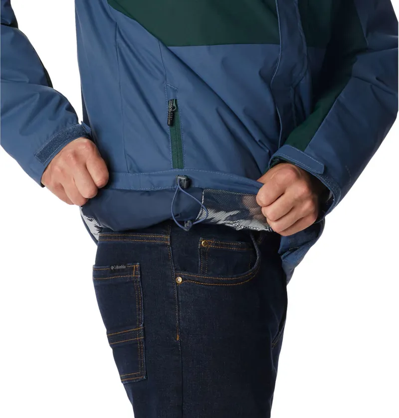 Columbia Men's Tipton Peak II Insulated Jacket in Dark Mountain/Spruce-3