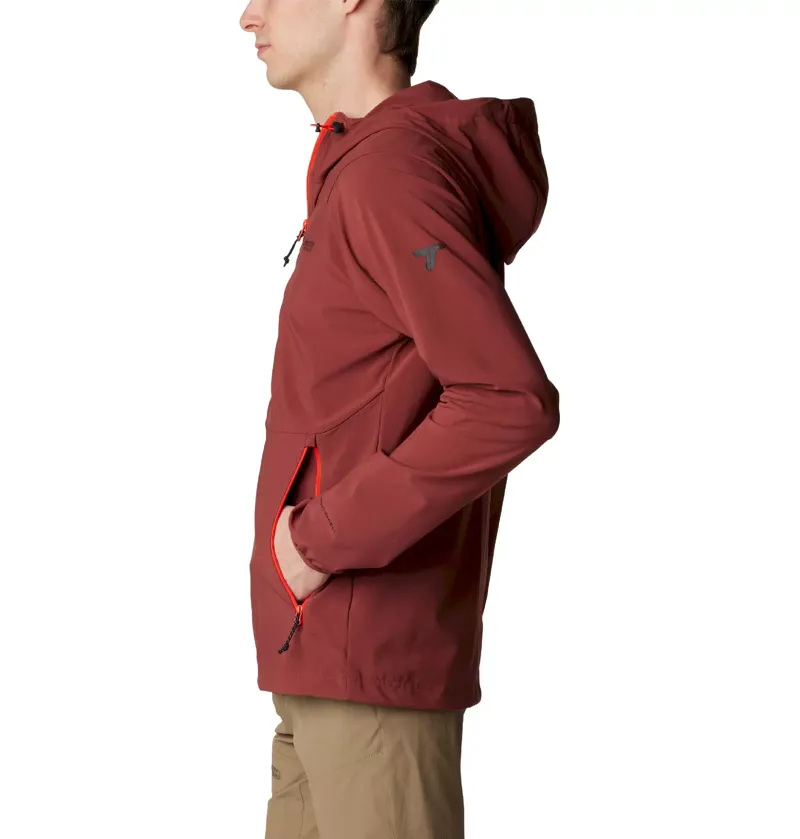 Columbia Men's Triple Canyon Hooded Softshell Jacket in Spice-2
