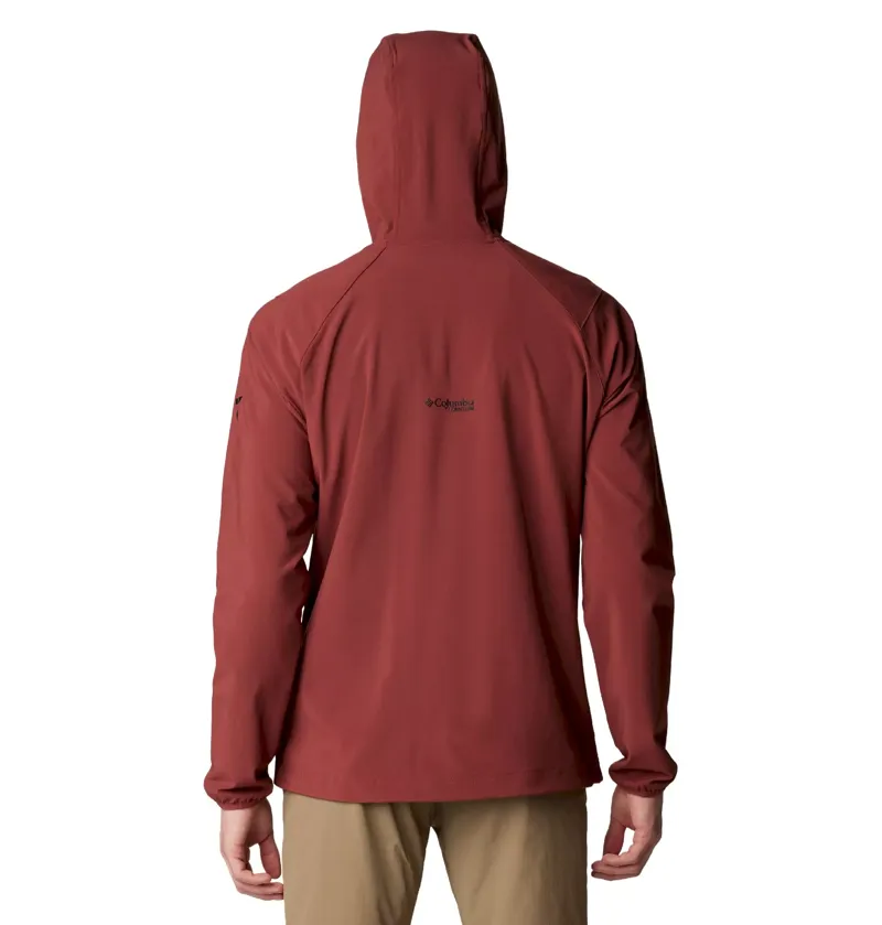 Columbia Men's Triple Canyon Hooded Softshell Jacket in Spice-1