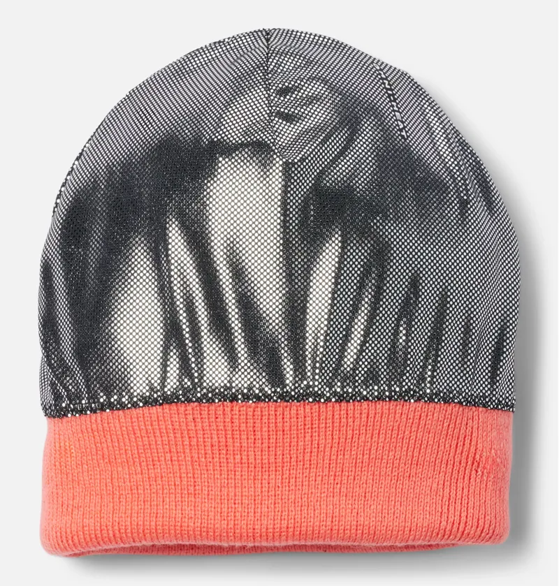 Columbia Kid's Arctic Blast Heavyweight Beanie in Hot Coral -1