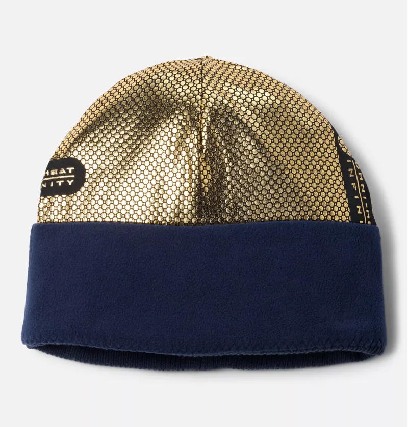 Columbia Kid's Polar Powder Beanie in Collegiate Navy/Columbia Grey-2
