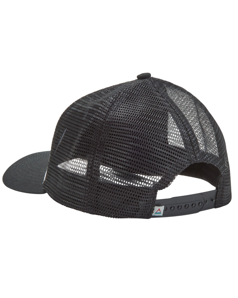 Passenger Core Organic Cotton Trucker Cap in Black/White-1