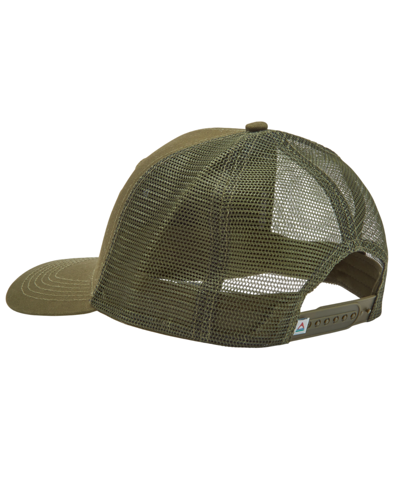 Passenger Core Organic Cotton Trucker Cap in Khaki-1
