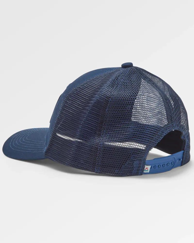 Passenger Core Organic Cotton Trucker Cap in Rich Navy.-1
