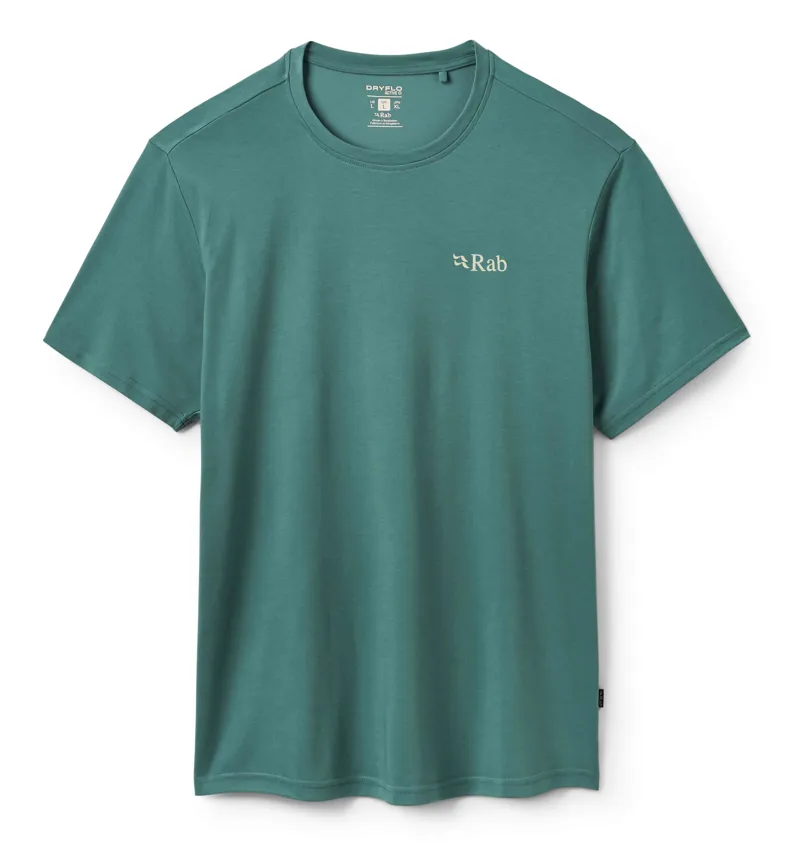 Rab Men's Crimp Elevation Tee in Sage