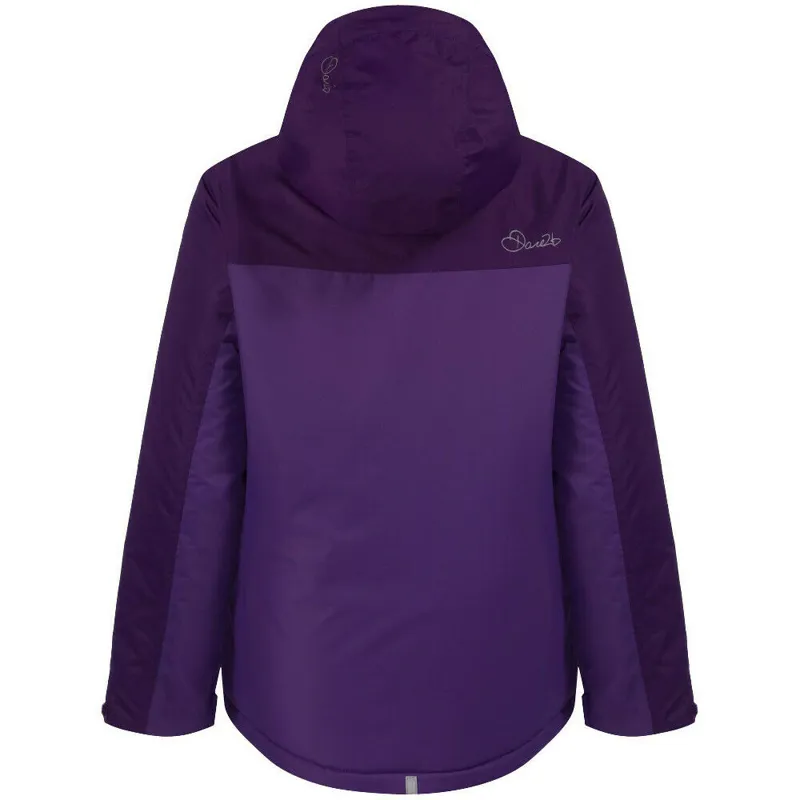 Dare2b Girls' Declared Jacket in Royal Purple/Strike-1
