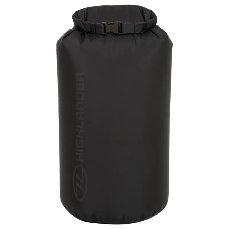 Highlander Lightweight Waterproof Dry Bags V2 in Black - 13L