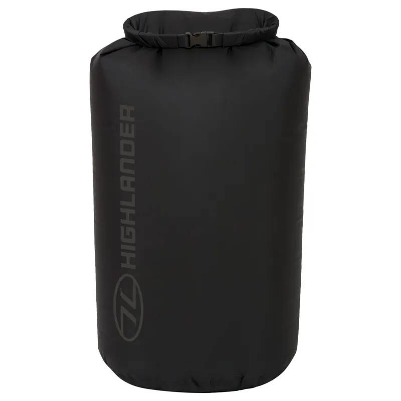 Highlander Lightweight Waterproof Dry Bags V2 in Black - 40L