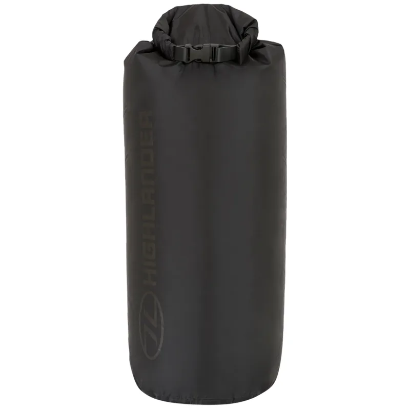 Highlander Lightweight Waterproof Dry Bags V2 in Black - 25L