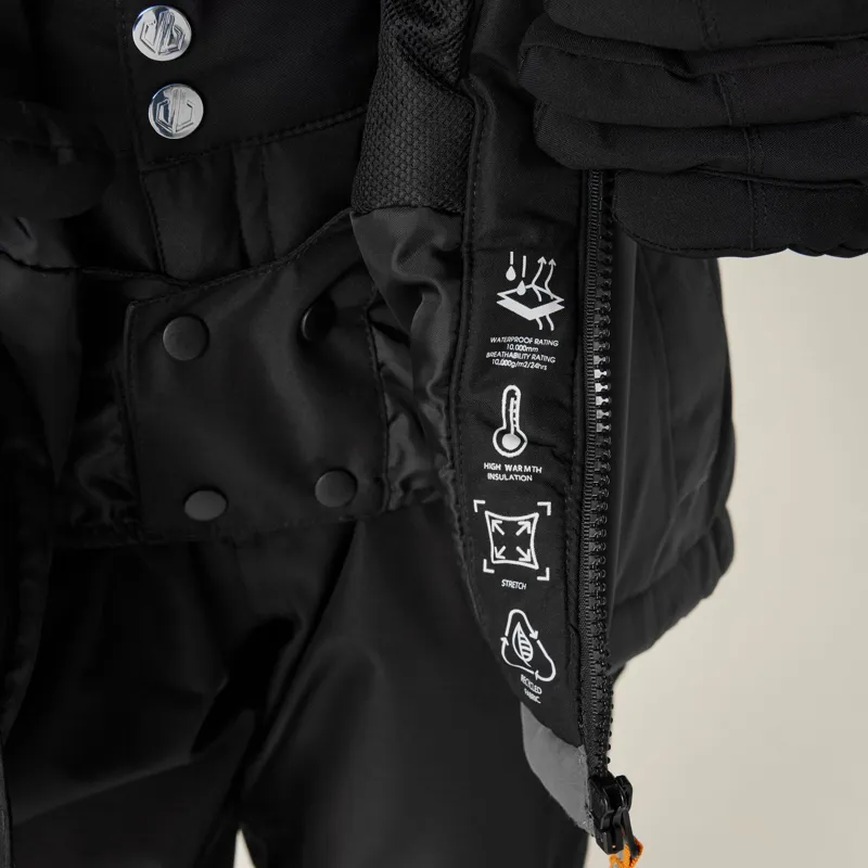 Dare2b Kid's Impose V Ski Jacket in Black/Iron-8