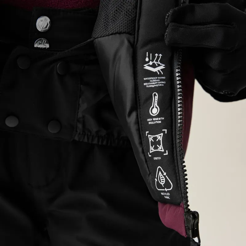 Dare2b Kid's Impose V Ski Jacket in Black/Fig-10