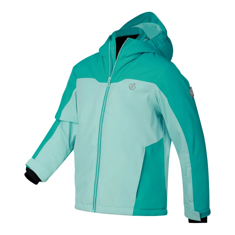 Dare2b Kid's Piste Jacket in Turquoise/Water Ballet-1
