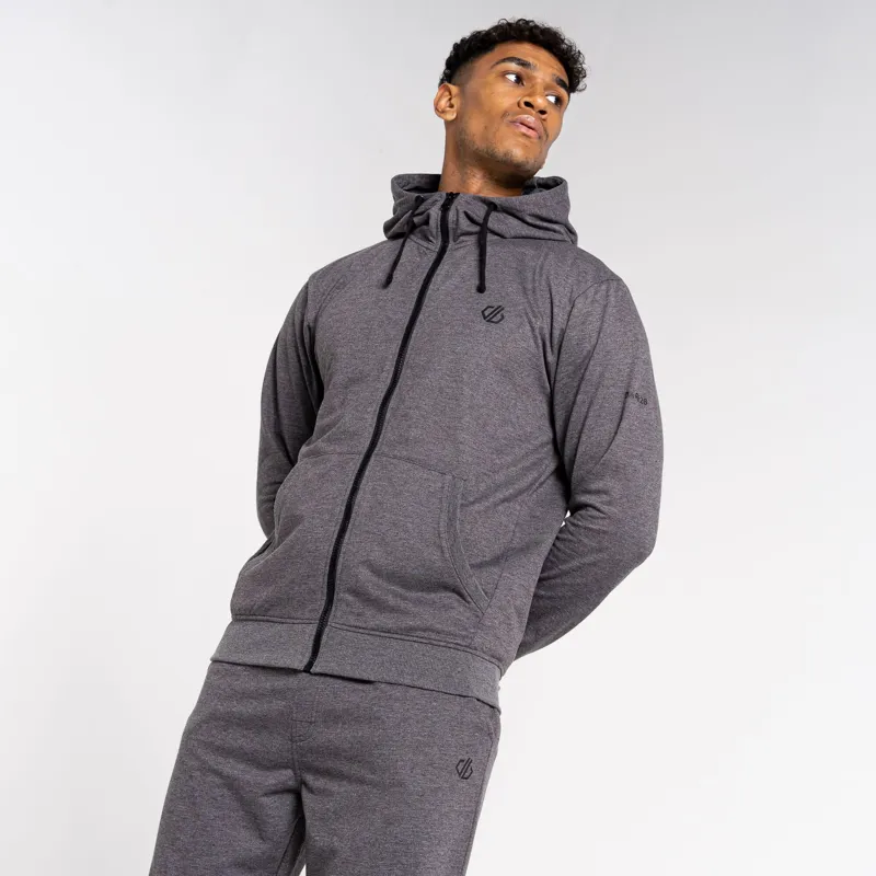 Dare2b Men's Recharging Hoodie in Charcoal Grey Marl-5