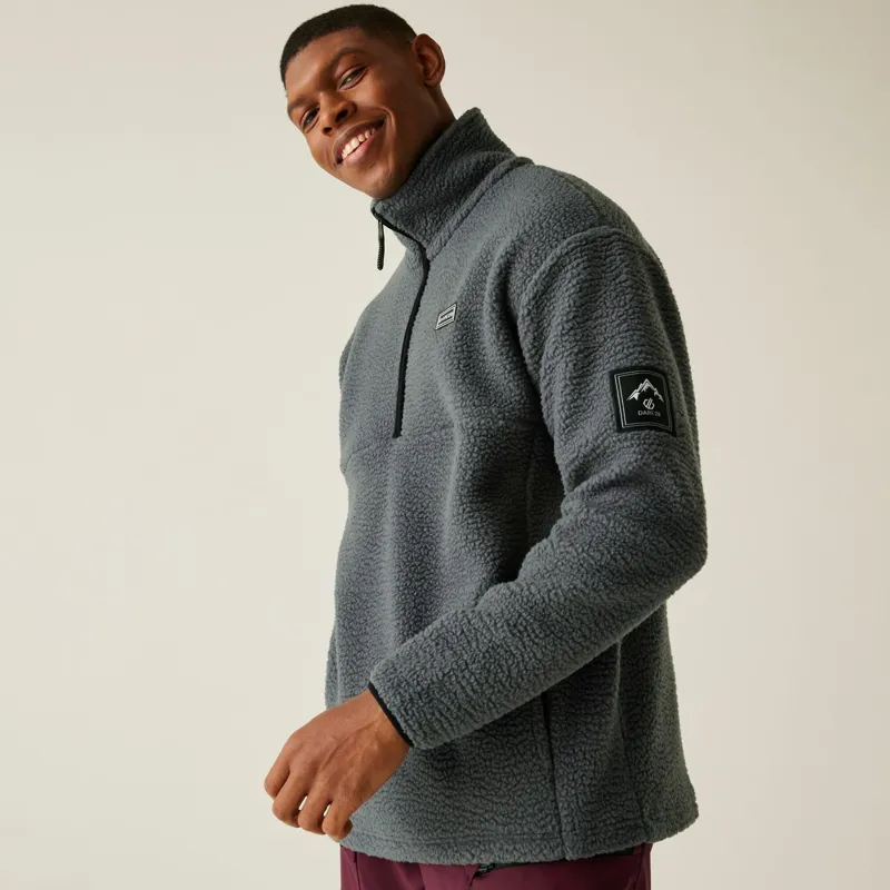 Dare2b Men's Twin Tip 1/2 Zip Fleece in Iron Gate-4