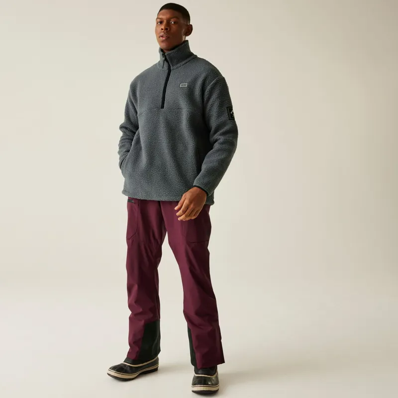 Dare2b Men's Twin Tip 1/2 Zip Fleece in Iron Gate-3