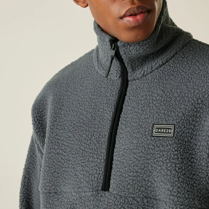 Dare2b Men's Twin Tip 1/2 Zip Fleece in Iron Gate-8