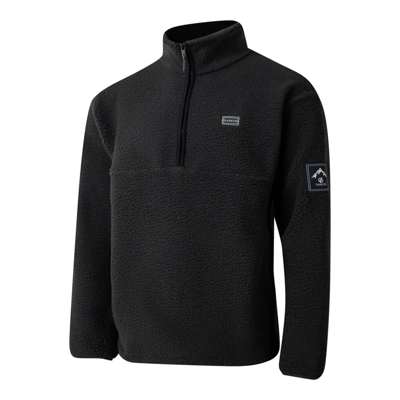 Dare2b Men's Twin Tip 1/2 Zip Fleece in Black-1