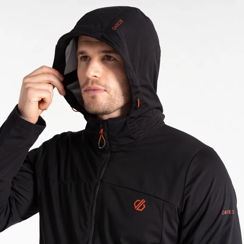 Dare2b Men's Mountaineer Softshell Jacket in Black-3