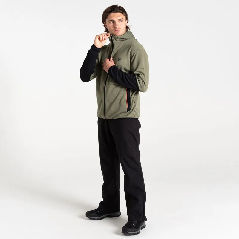 Dare2b Men's Camber Core Stretch Midlayer in Olivine Green-7