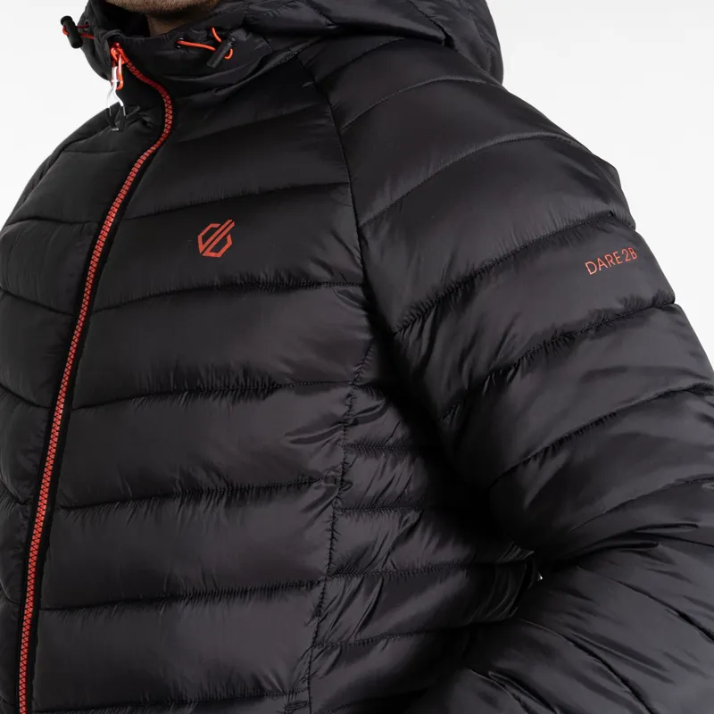 Dare2b Men's The Mountain Series Baffled Jacket in Black-7
