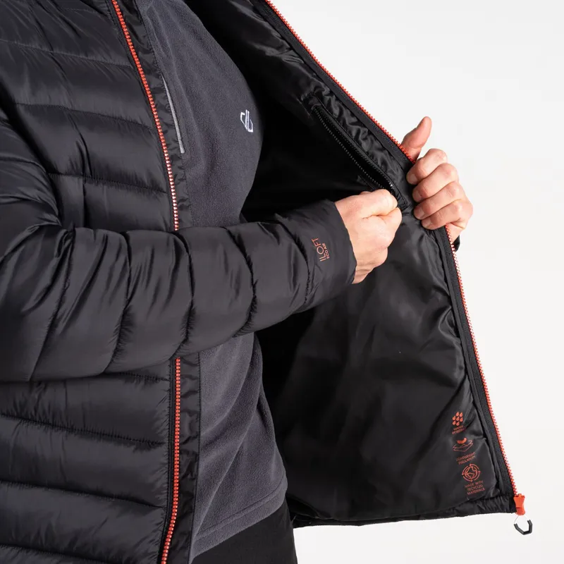 Dare2b Men's The Mountain Series Baffled Jacket in Black-9