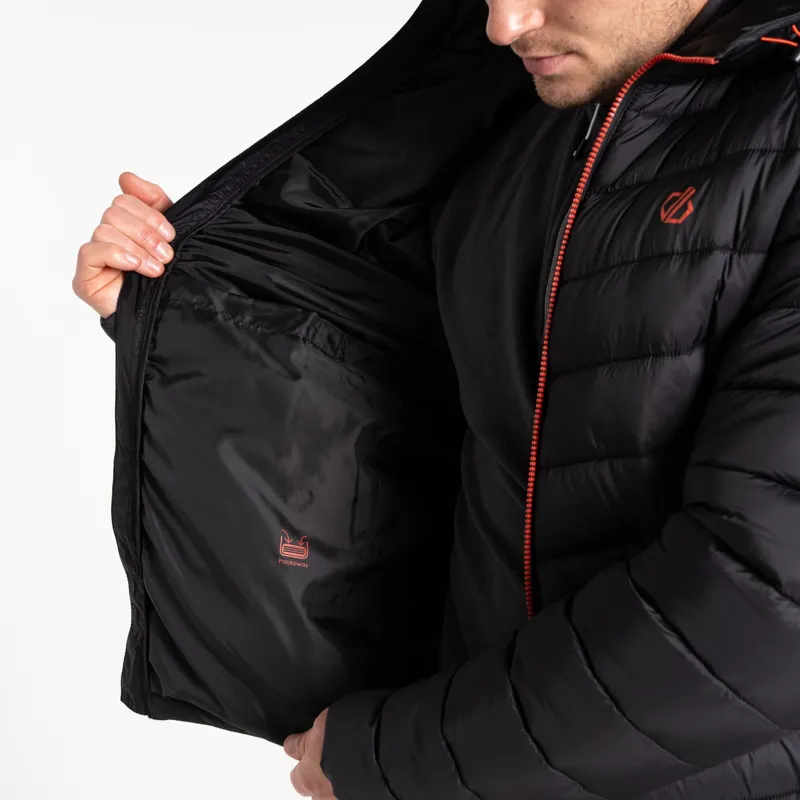 Dare2b Men's The Mountain Series Baffled Jacket in Black-10