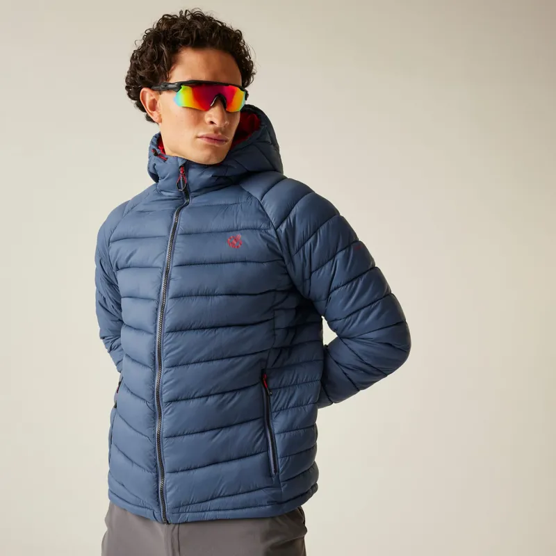 Dare2b Men's Torrek Mountain Baffled Jacket in Blue Indigo-3