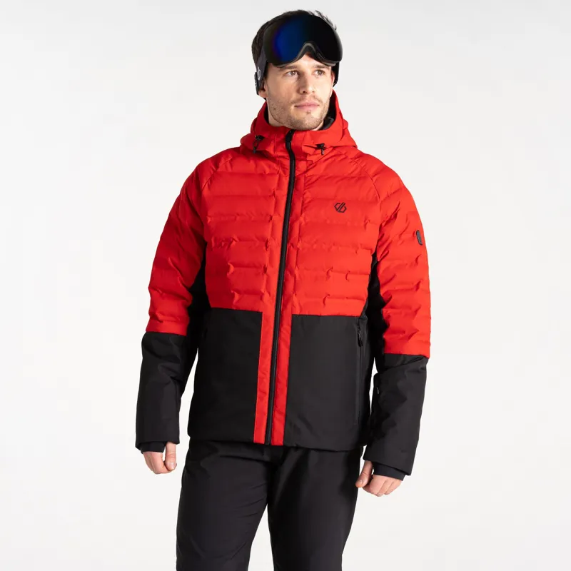 Dare2b Men's Ollie II Ski Jacket in Danger Red/Black-3