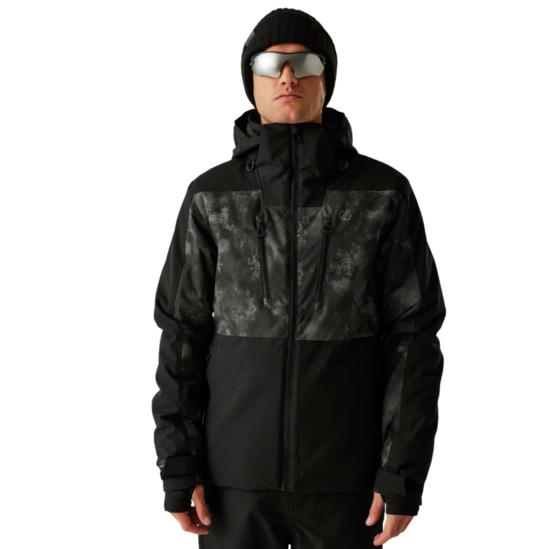 Dare2b Men's Baseplate III Ski Jacket in Black/Iron