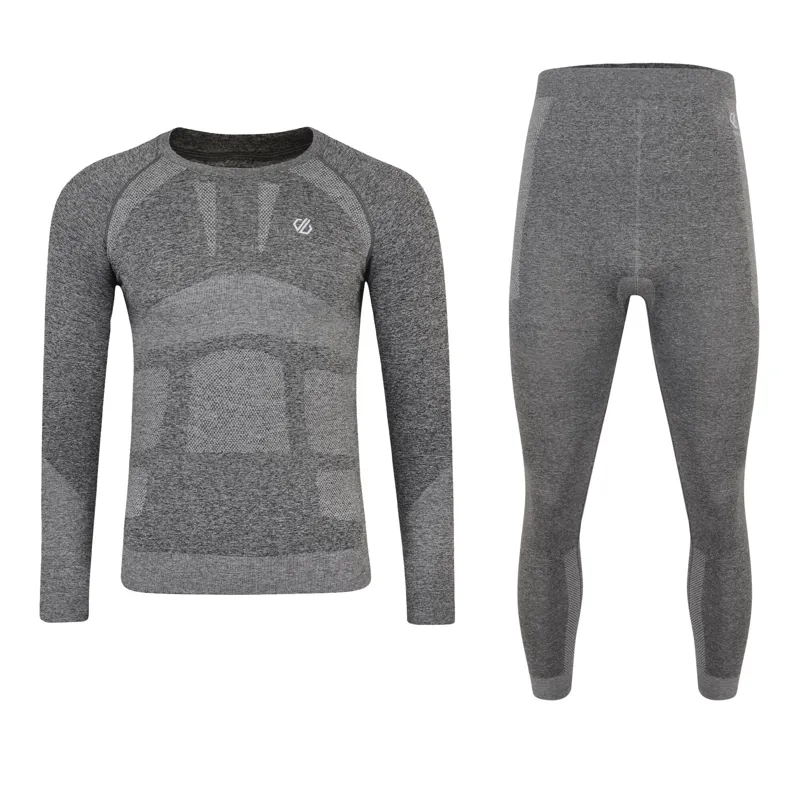 Dare2b Men's In-The-Zone III Baselayer Set in Charcoal/Grey Marl
