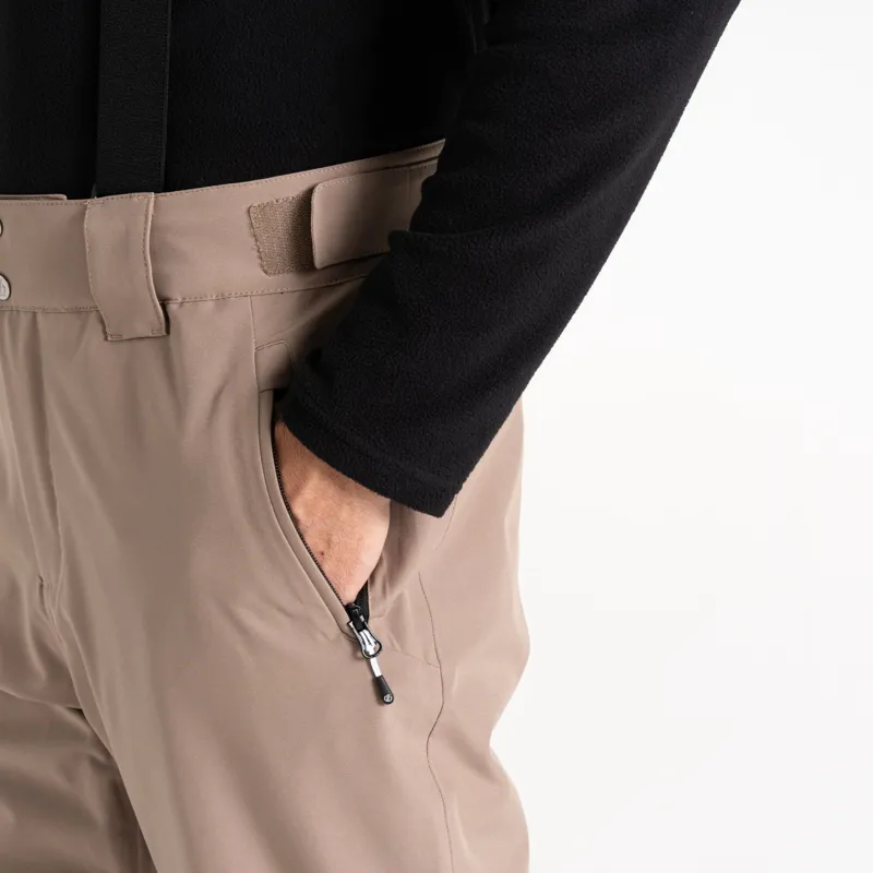 Dare2b Men's Achieve II Recycled Ski Pants in Clay/Black-5