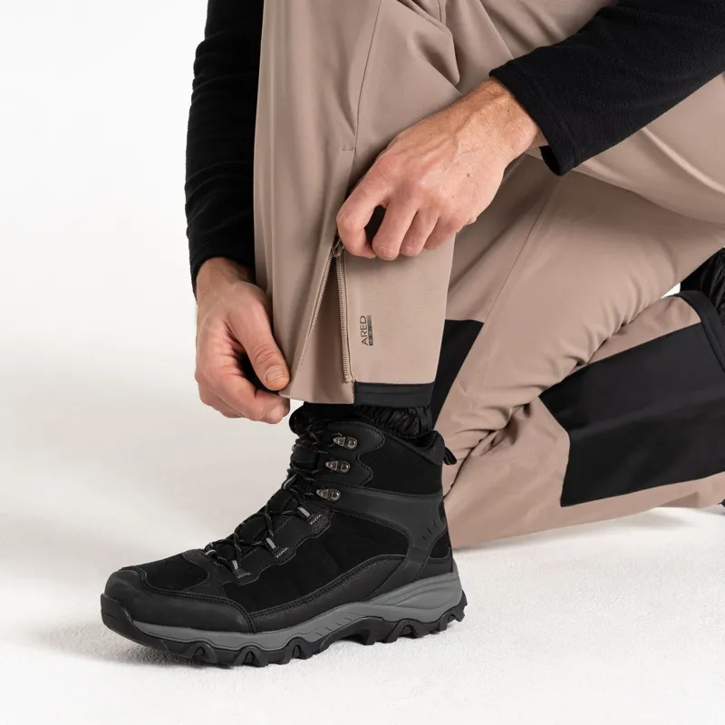 Dare2b Men's Achieve II Recycled Ski Pants in Clay/Black-4