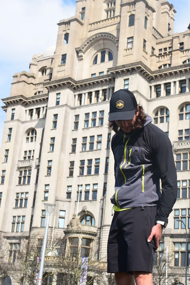 Mountain Equipment Men's Arrow Hooded Jacket in Anvil Grey/Black-3