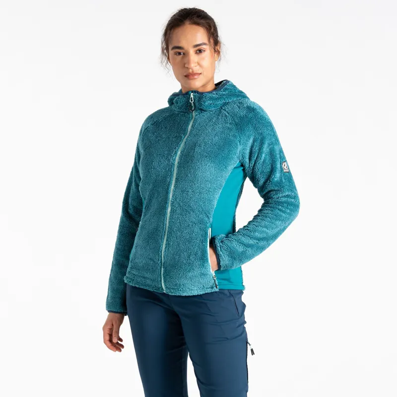 Dare2b Women's Torrek Mountain Pro Midlayer in Kayaking Green-10