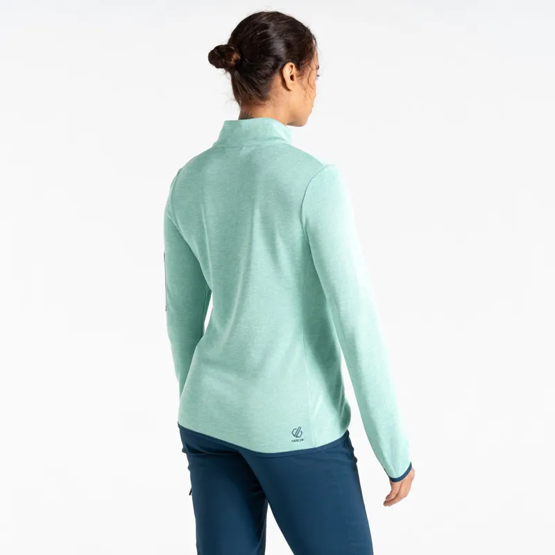 Dare2b Women's Torrek Mountain Zip Through Fleece in Mint Green-6