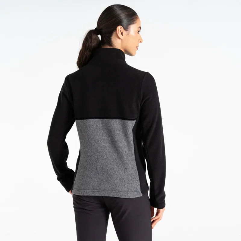 Dare2b Women's Thriving Sweater in Black/Charcoal Grey Marl-4