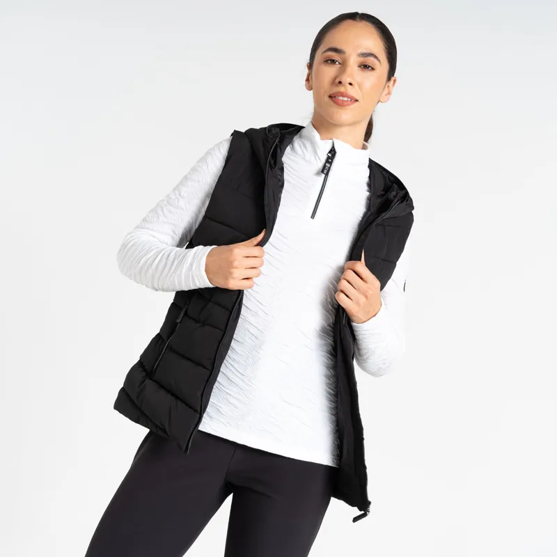 Dare2b Women's Complicate II Baffled Gilet in Black-3