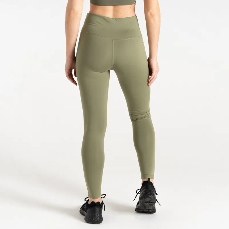 Dare2b Women's Influential Leggings in Olivine Green-5