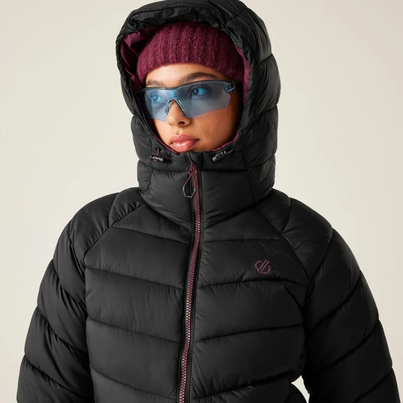 Dare2b Women's Torrek Baffled Jacket in Black-4